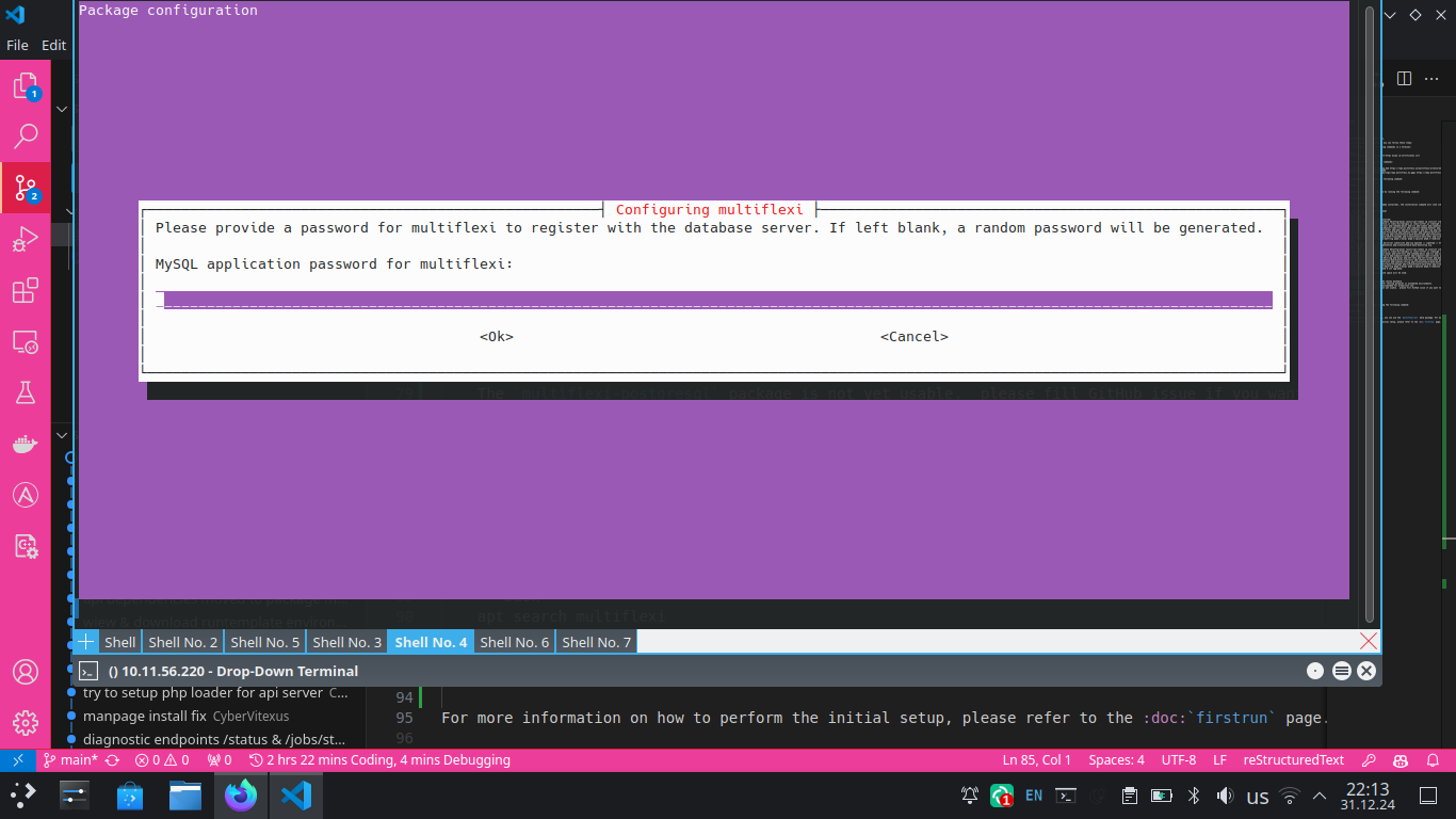 Ubuntu 22.04 DB Password